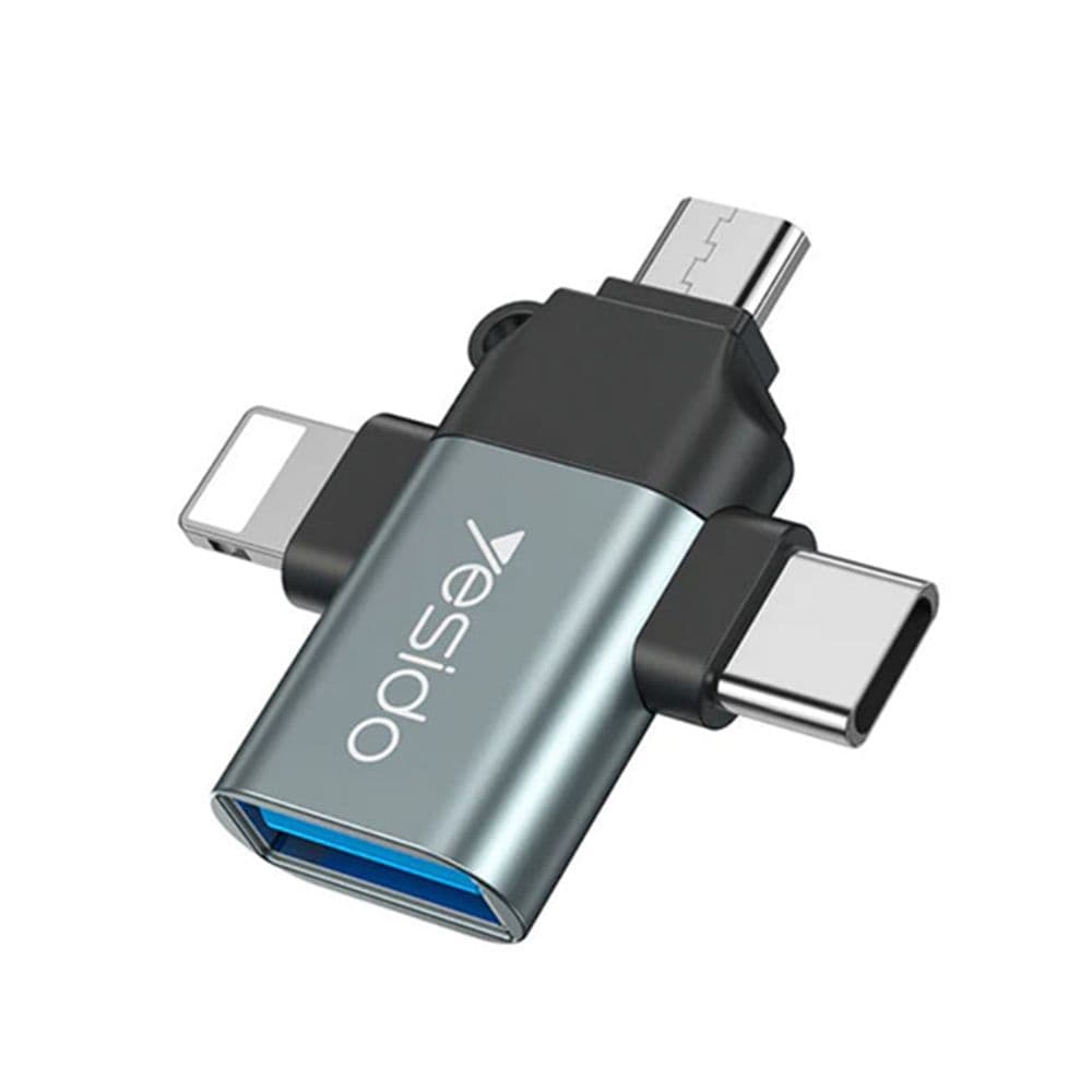 3 In 1 Otg Usb 2.0 Supper Fast Data Transmission Yesido Gs15