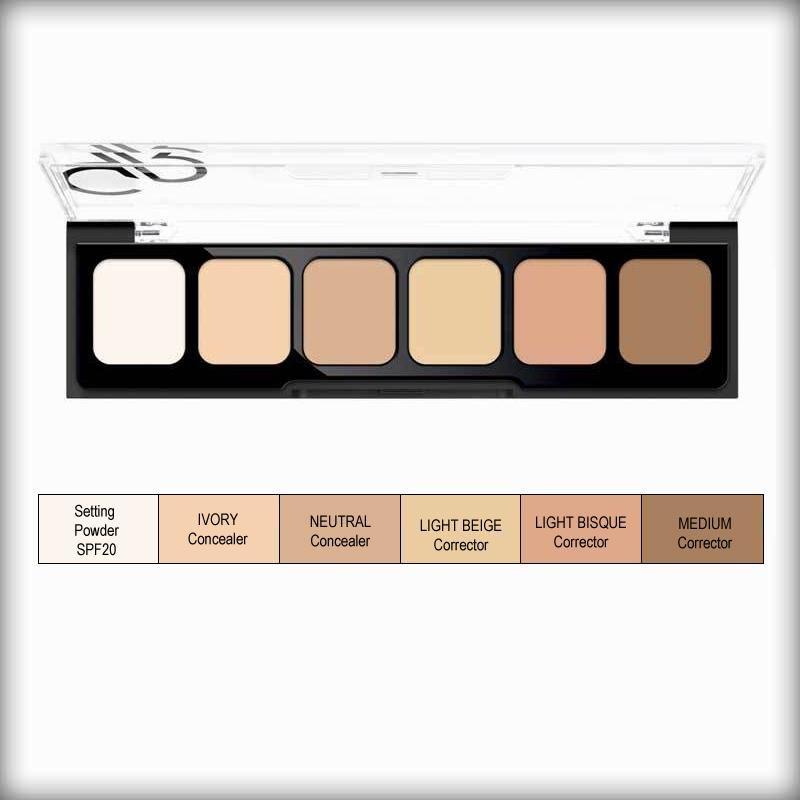 Correct & Conceal Cream Palettes No.1 Light To Medium