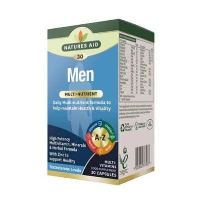 Nature'S Aid Men Multi-Vitamin & Minerals Cap 30'S