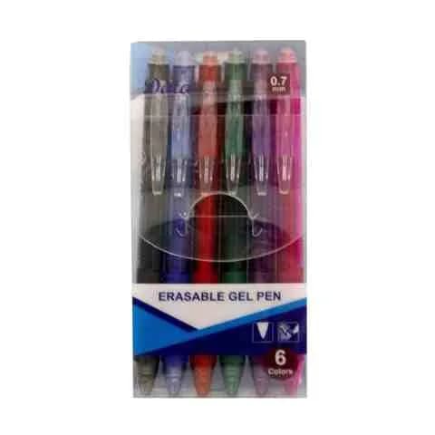 Data Plus Erasable Gel Pen 0.7Mm 6 Pieces Pack