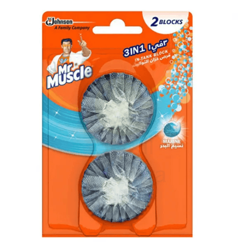 Mr Muscle In Tank Block 3In1 2X50Gm