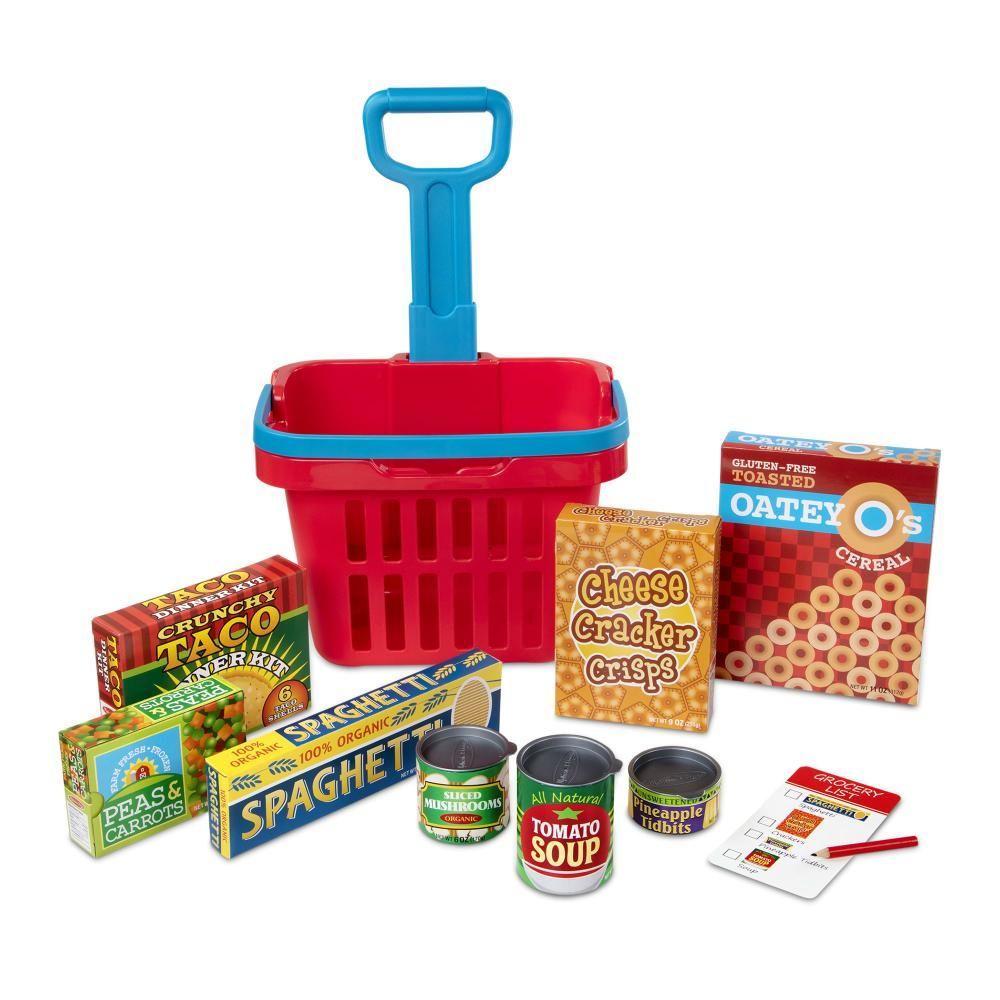 Md Fill & Roll Grocery Basket Playset