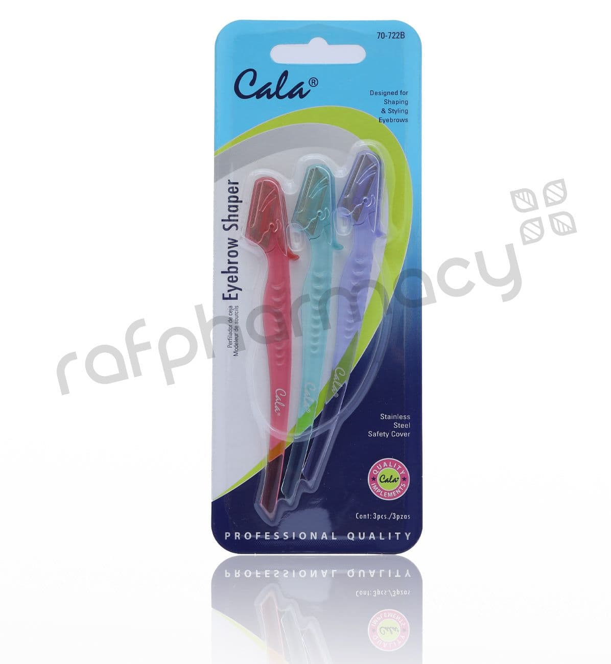 Cala 70-722B Eyebrow Shaper (3Pce/Pk)#17933