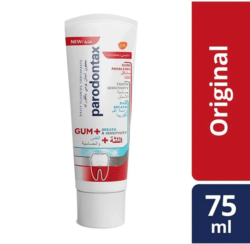 Parodontax Gum Breath & Sensitivity Original Toothpaste 75Ml