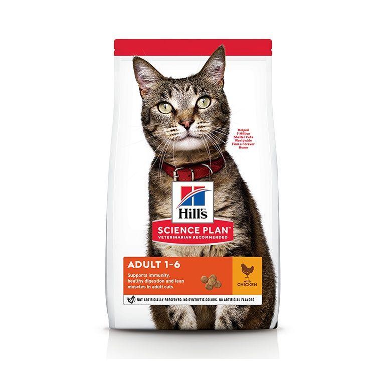 Hill'S Science Plan Adult Cat Food With Chicken 3Kg