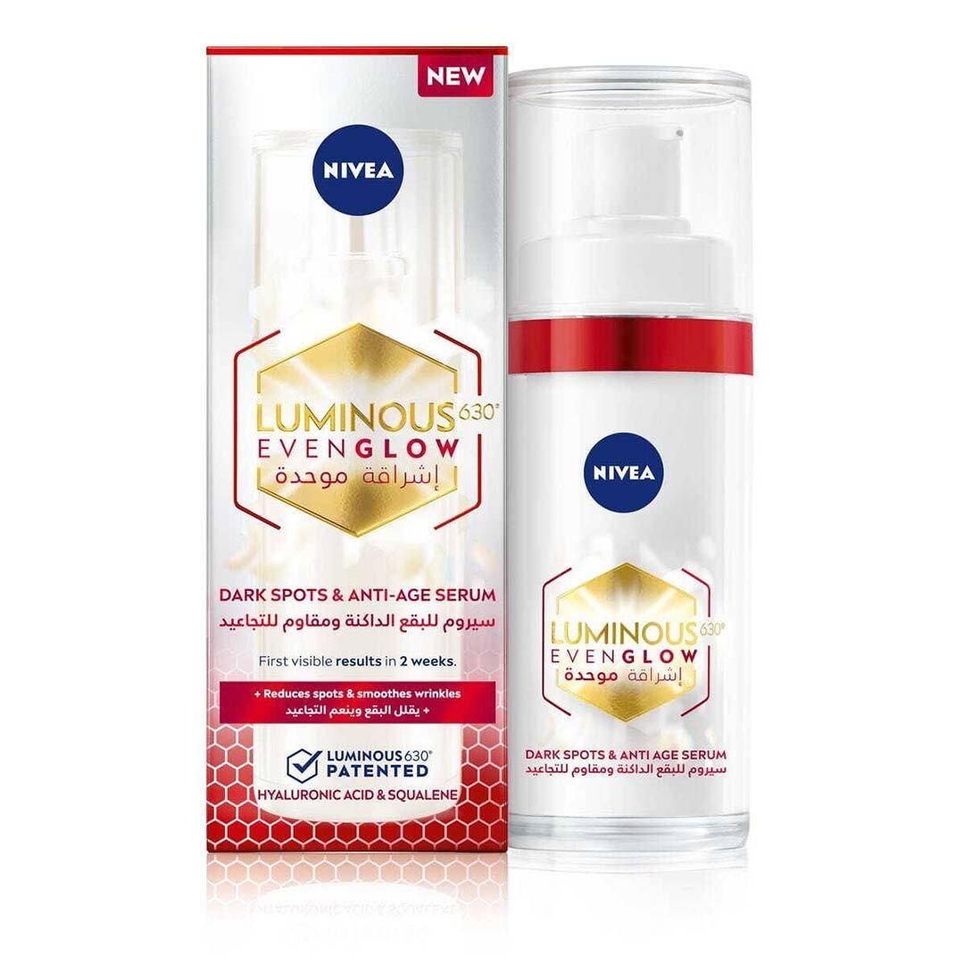 Nivea Face Luminous 630 Dark Spots & Anti-Age Serum 30Ml