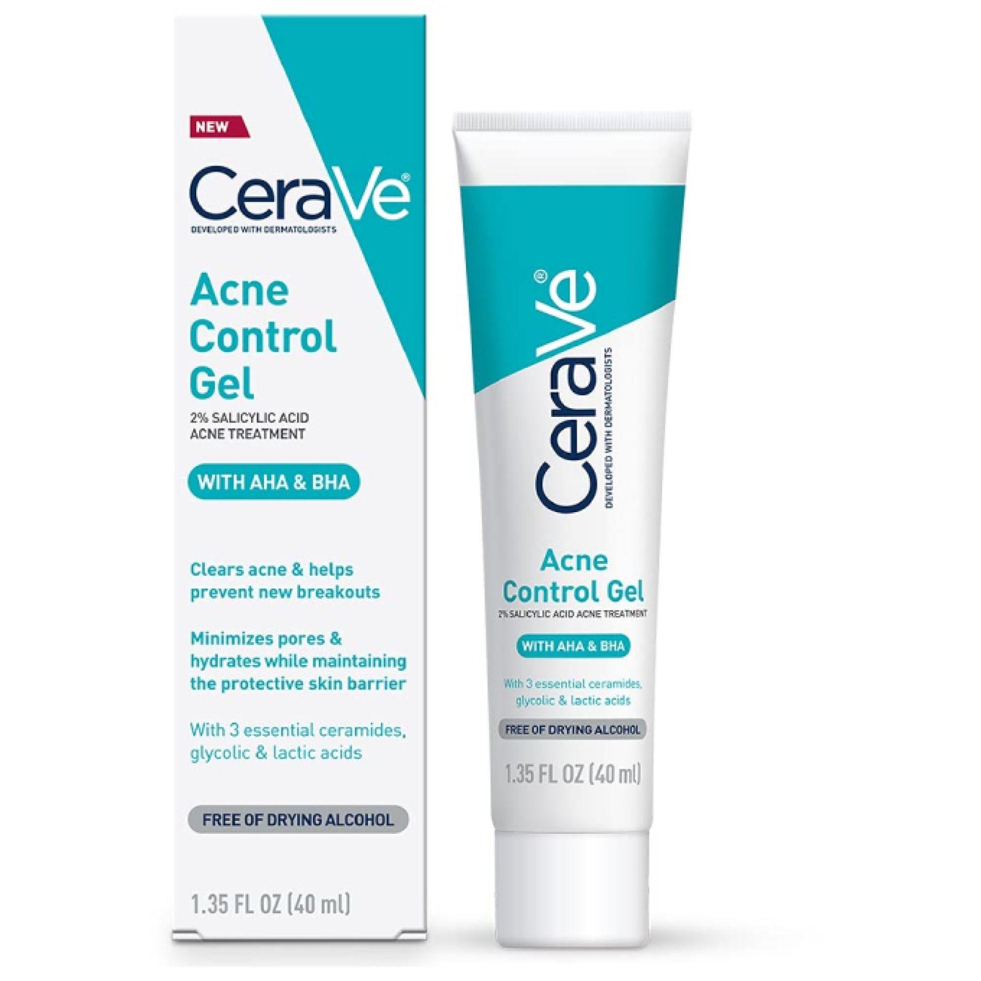 Cerave Acne Control Gel With Aha & Bha 40Ml