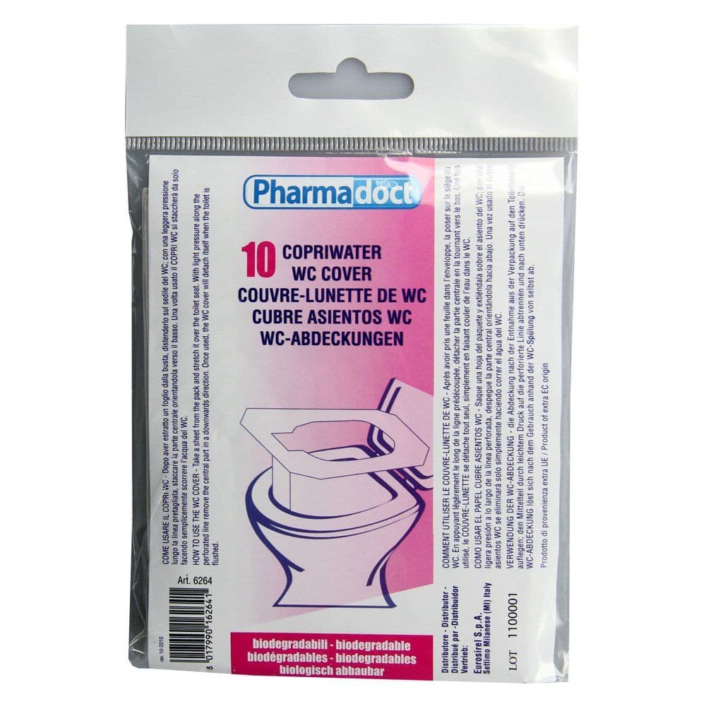 Eurosirel Pharmadoct Wc Cover Paper Toilet Cover  10 PC