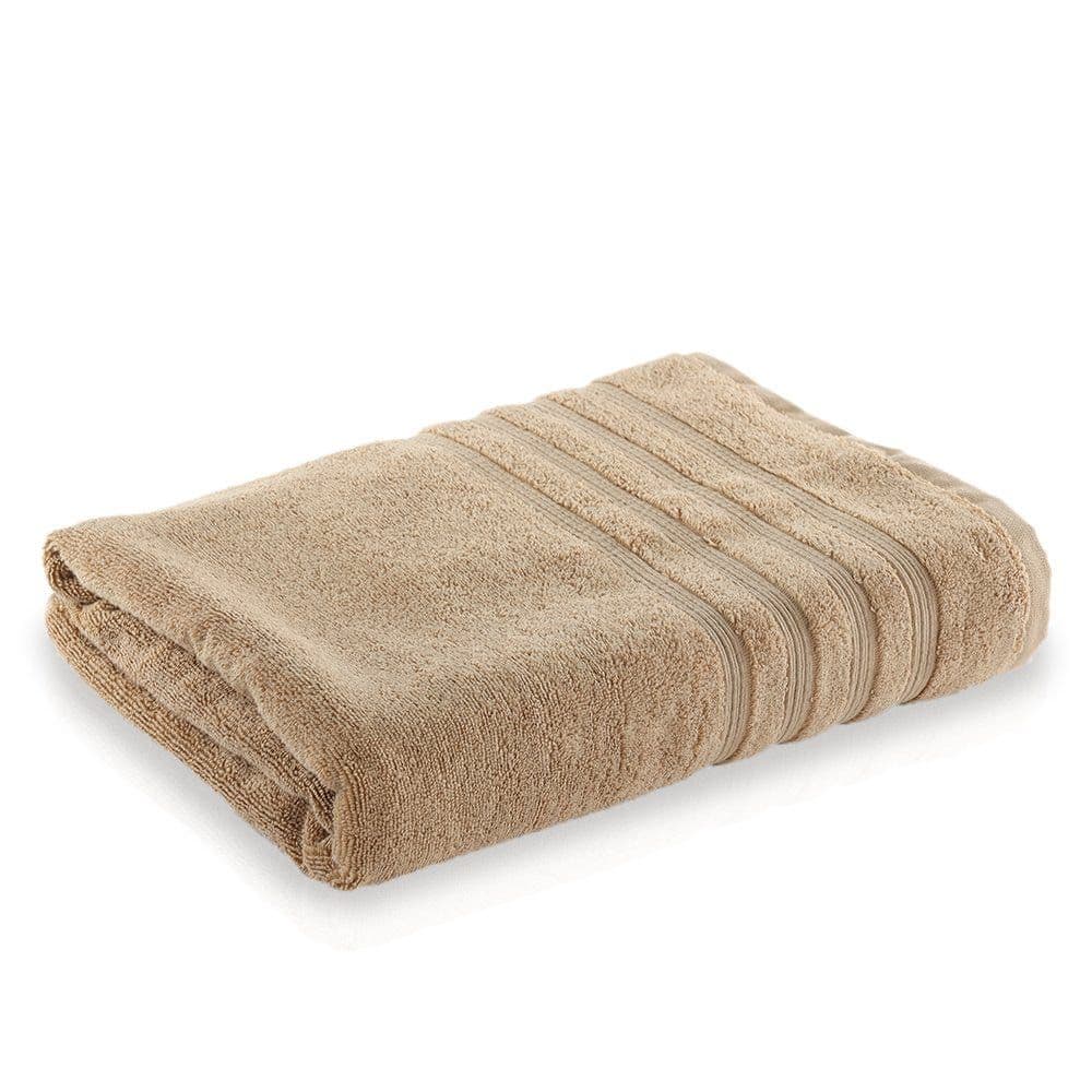 Ritzy Cotton Bath Sheet, Beige - 90X150 Cms