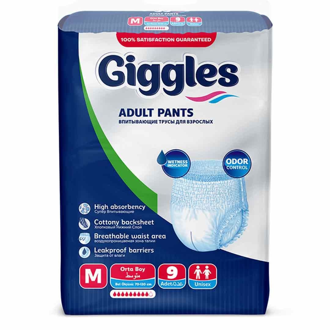 Giggles Adult Pant Medium 9'S 