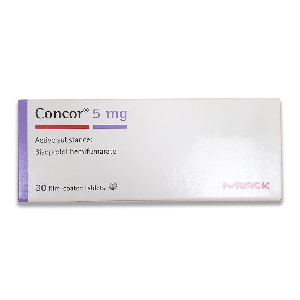 Concor 5 Mg 30 Tablets