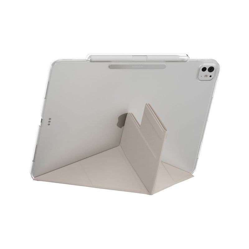 Mageasy Facet Case With Pencil Holder For 2024 Ipad Pro 13"-Starlight White