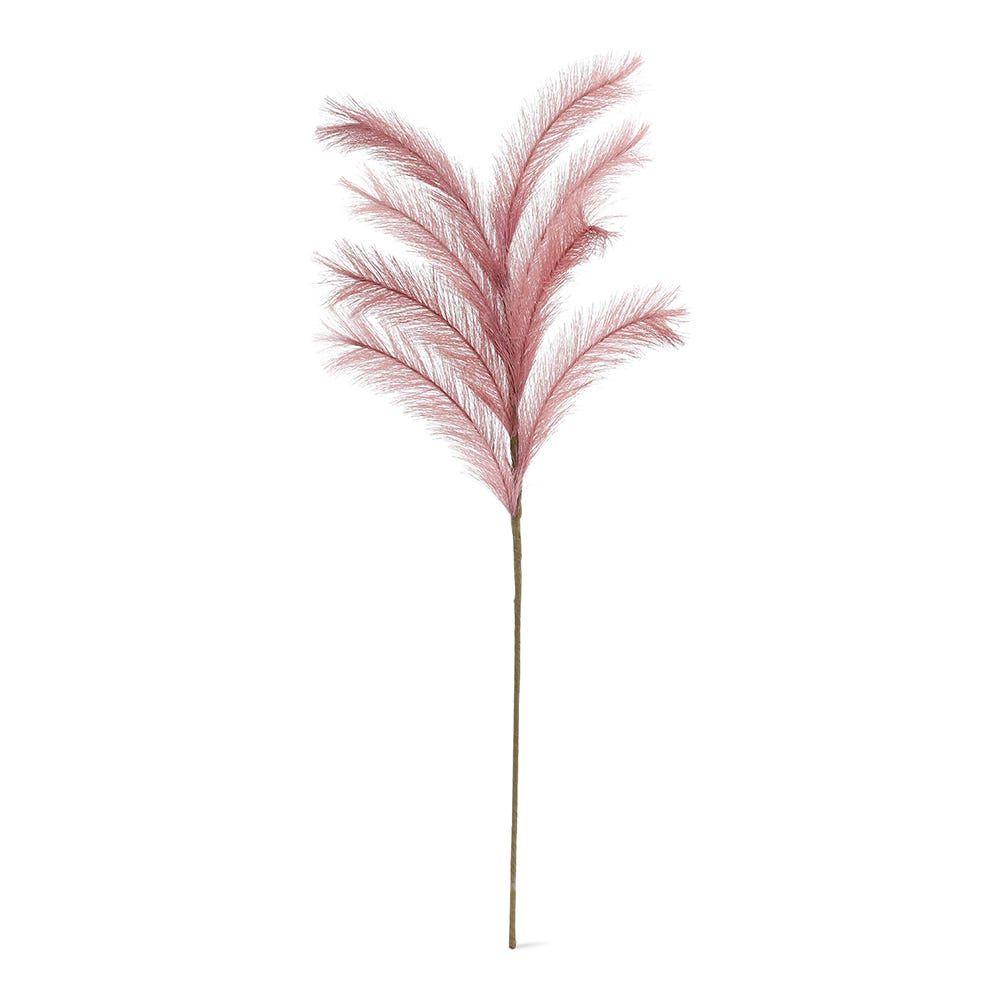 Pampas Grass Branch, Coral - 72X3 Cm