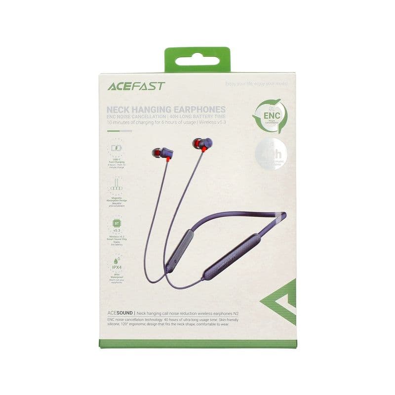 Acefastn2 Neck Hanging Call Noise Reduction Wireless Earphones
