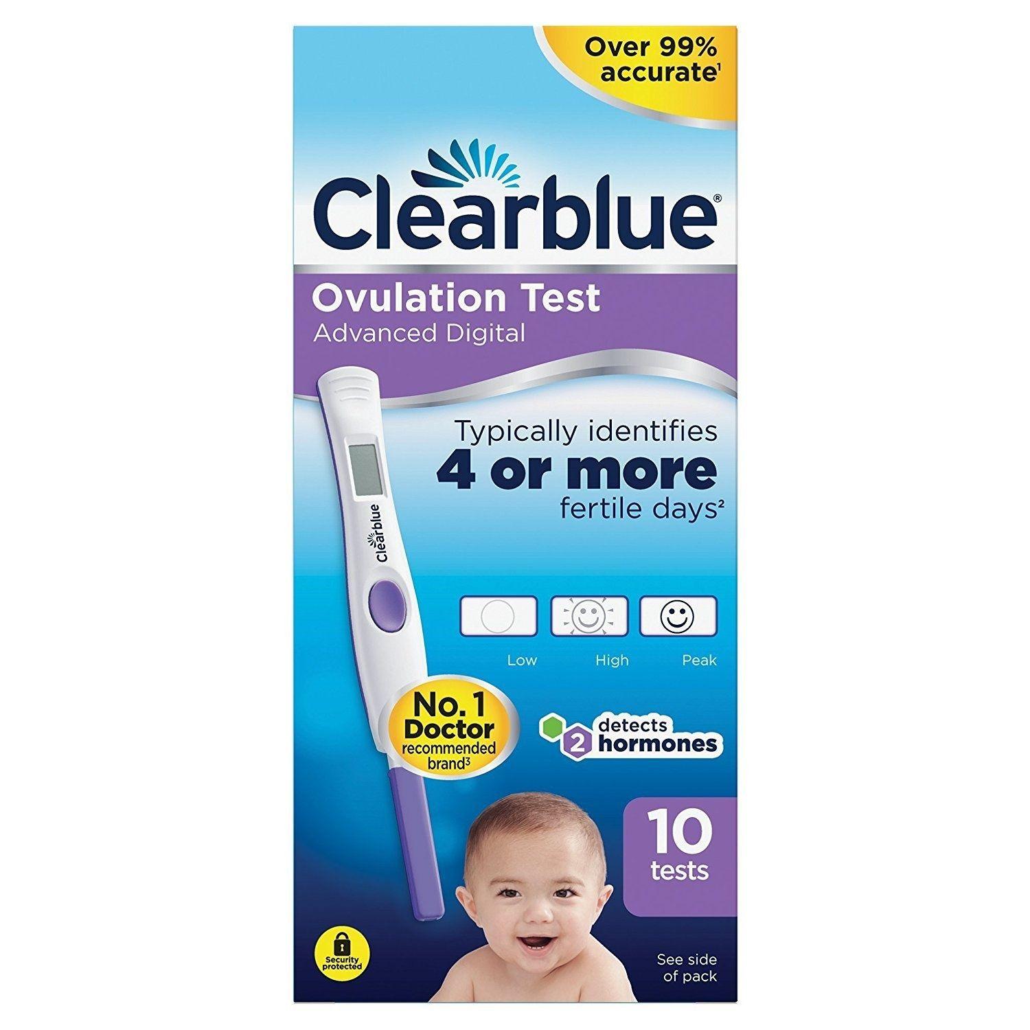 Clearblue Advanced Digi Ovulation Test 10'S