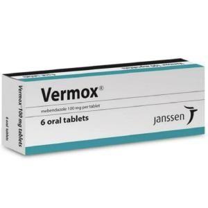 Vermox 100Mg 6 Tablets