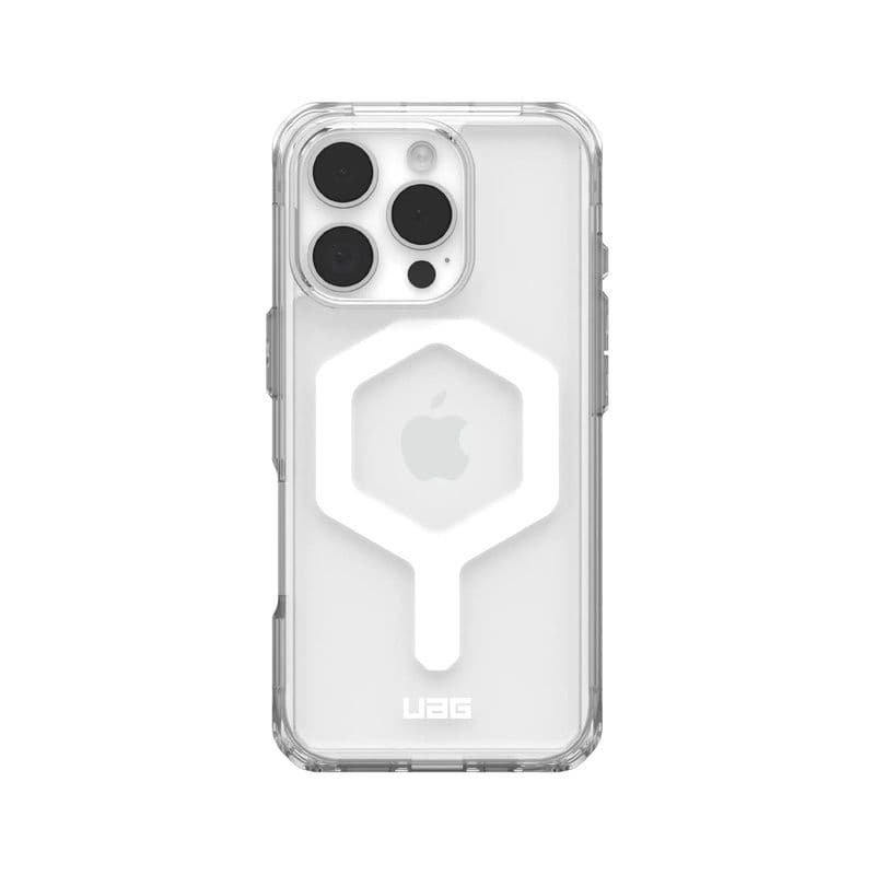 Uag Plyo Magsafe For Iphone 16 Pro Ice/White,Armor Shell And Impact-Resistant Soft Core,8 Ft/5.4 M