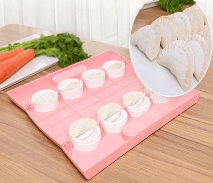 Household Handmade Dumpling Mould- Pink