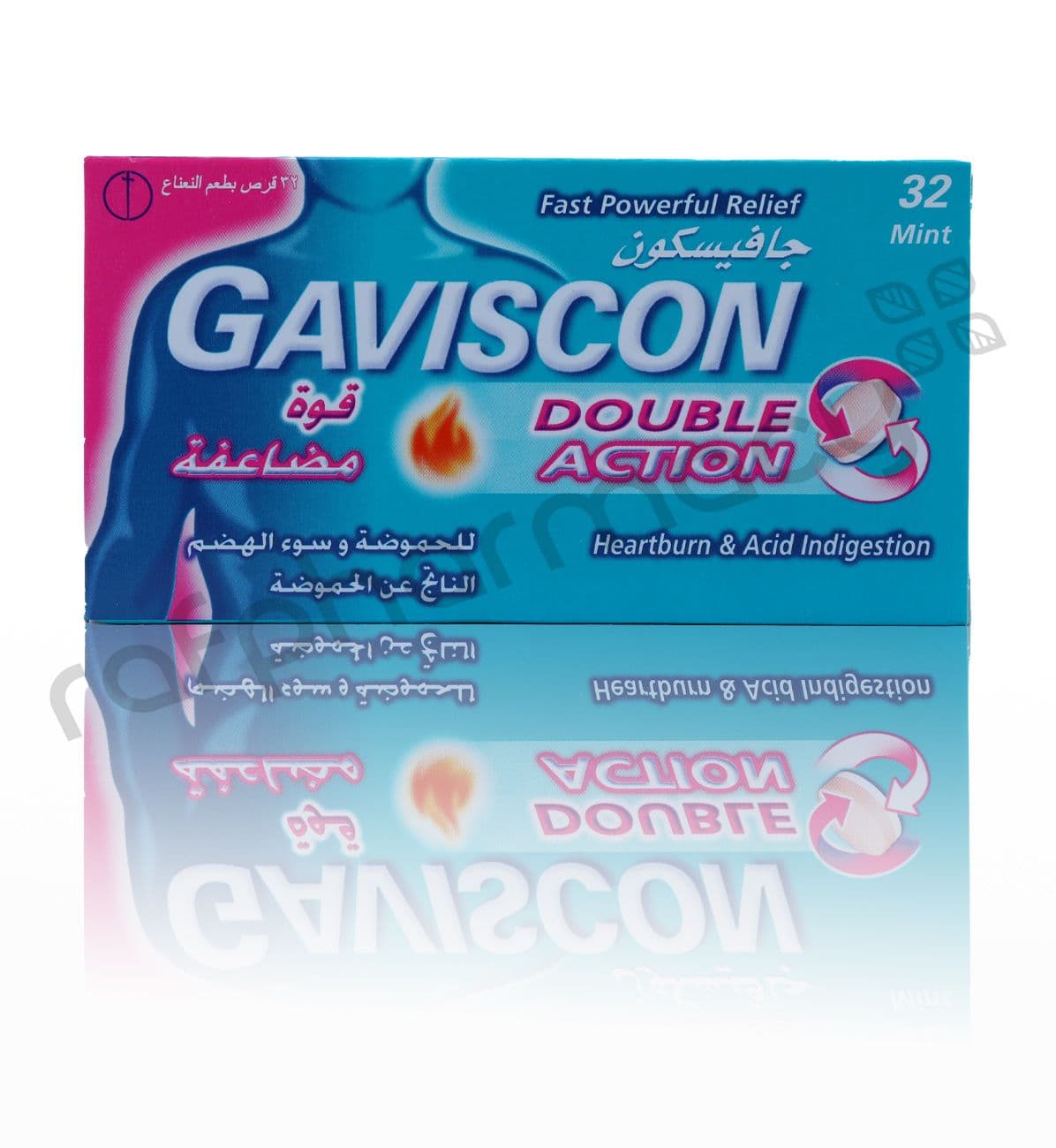 Gaviscon Double Action Chewable Tab 32'S