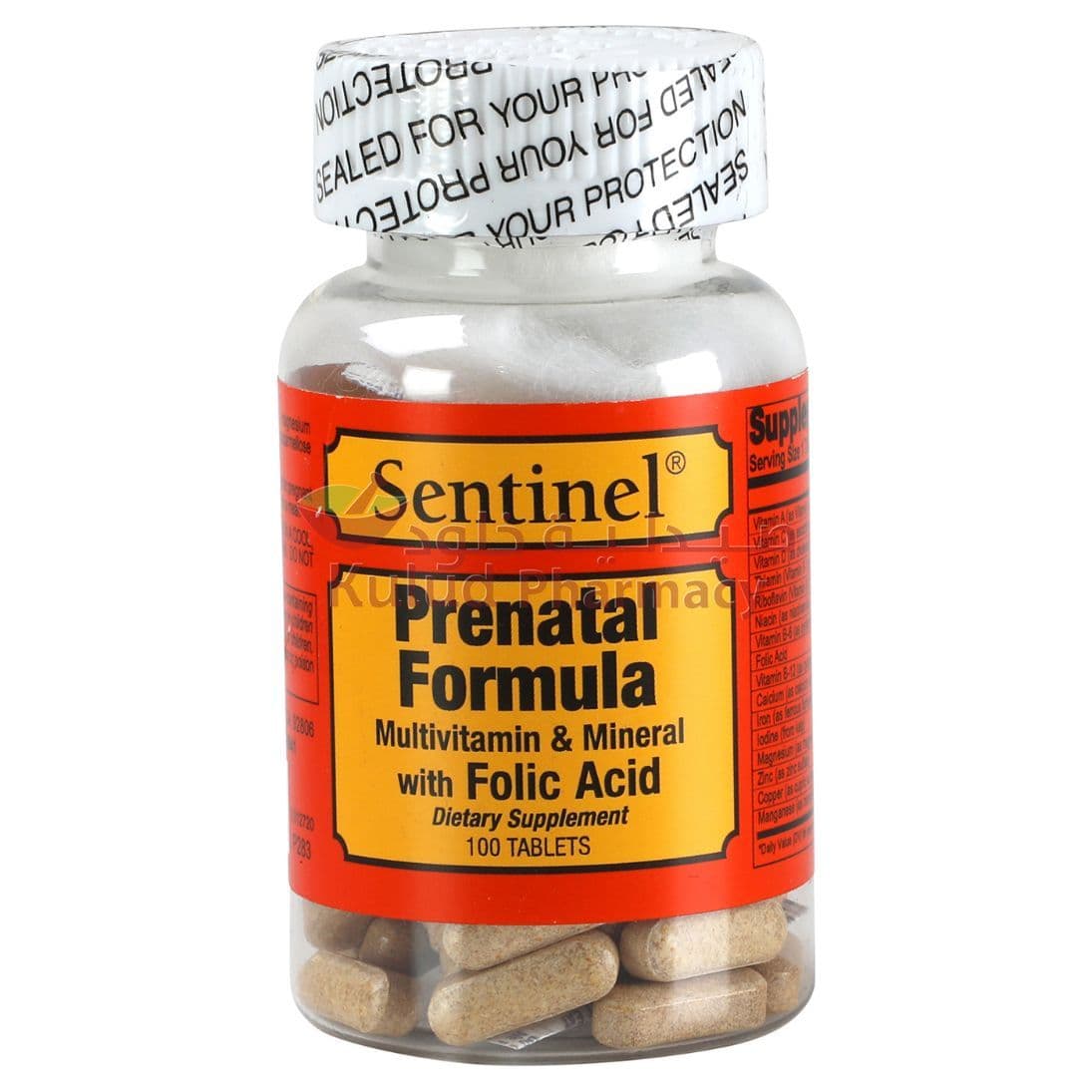 Sentinel Prenatal Formula Tablet  100 PC