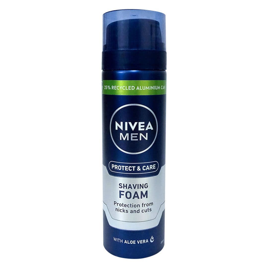 Nivea Men Shaving Foam Protect & Care 200Ml 