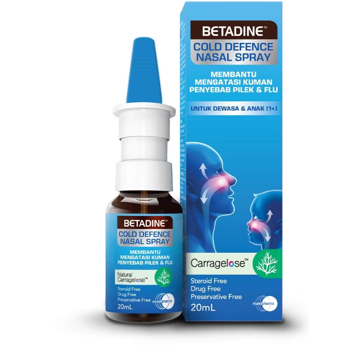 Betadine Cold Defence Nasal Spray 20 Ml