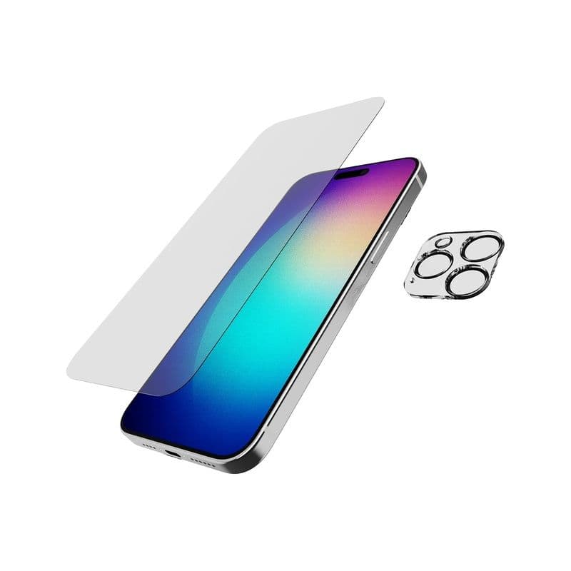 Tech21 Impact Glass/Camera W/Privacy Bdl For Ip 15 Pro