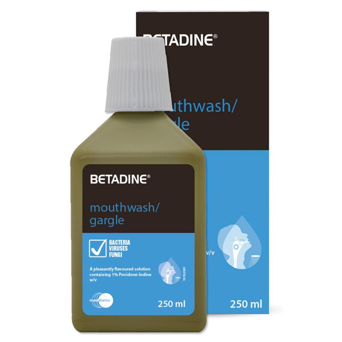 Betadine Mouthwash Gargle 250ml