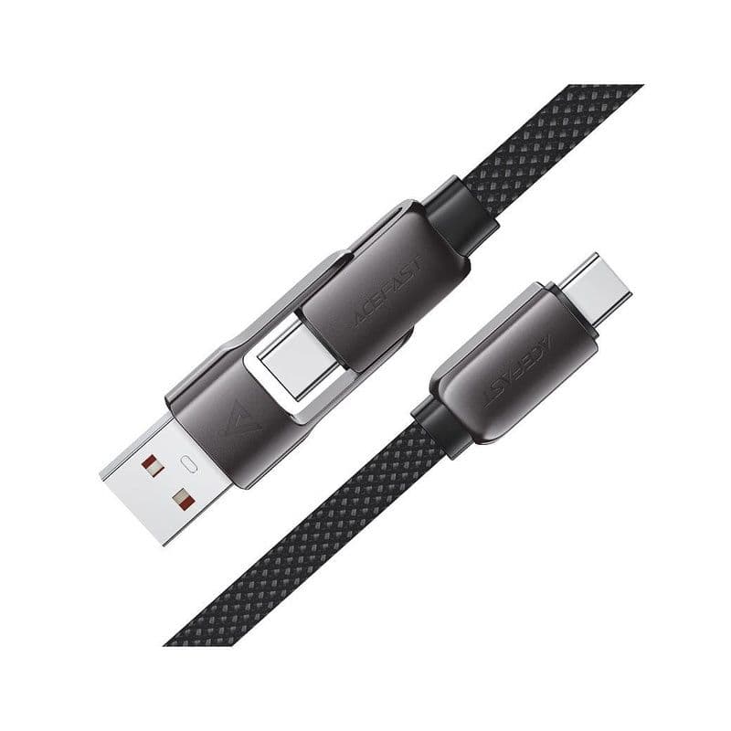 Acefast C13-04 Usb-A/Usb-C To Usb-C Zinc Alloy Connectors Charging Data Cable
