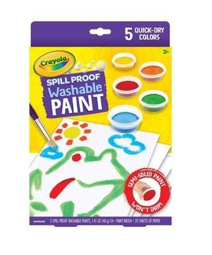 Crayola Spill Proof Washable Paint Kit