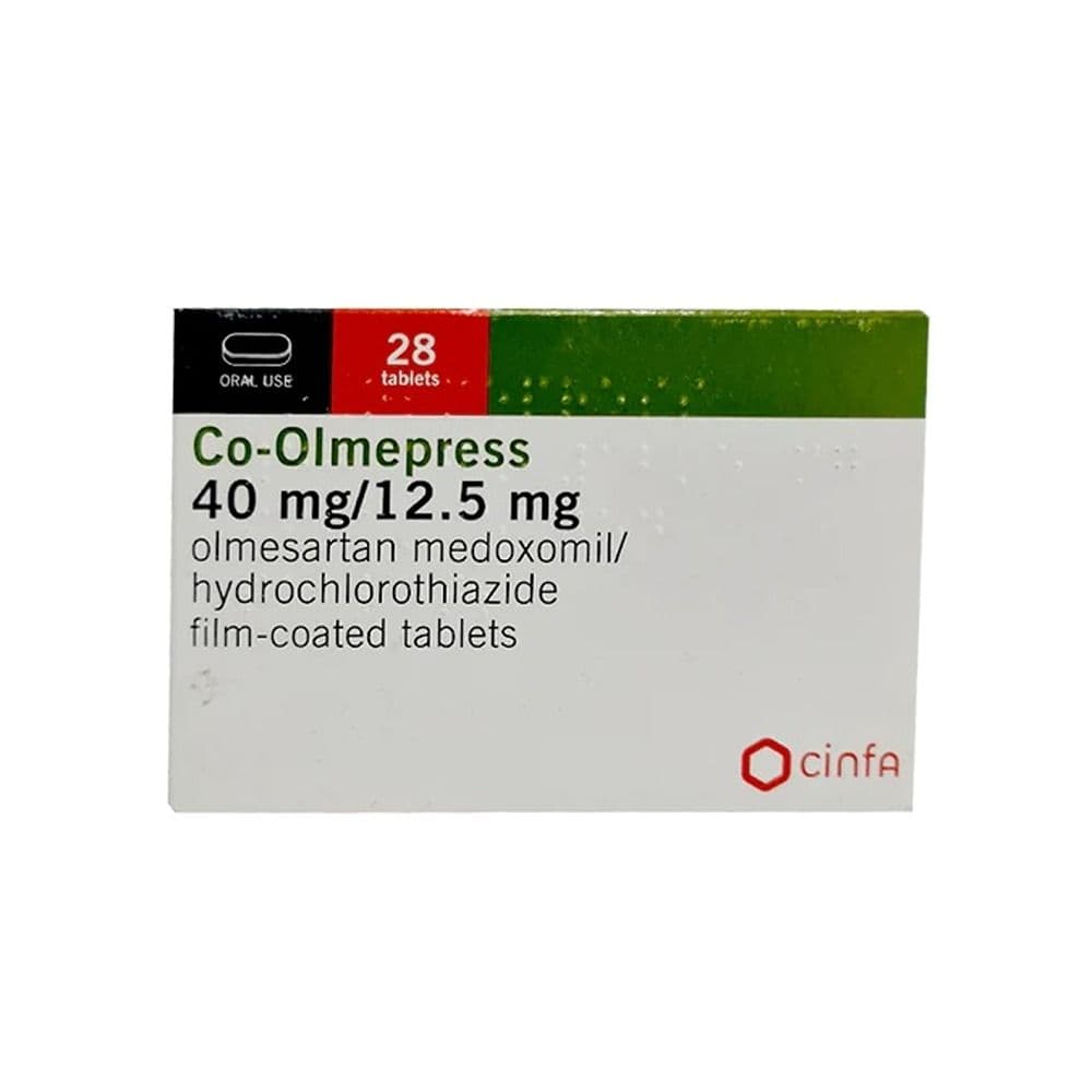 Co Olmepress 40 Mg / 12.5 Mg 28 Tablets