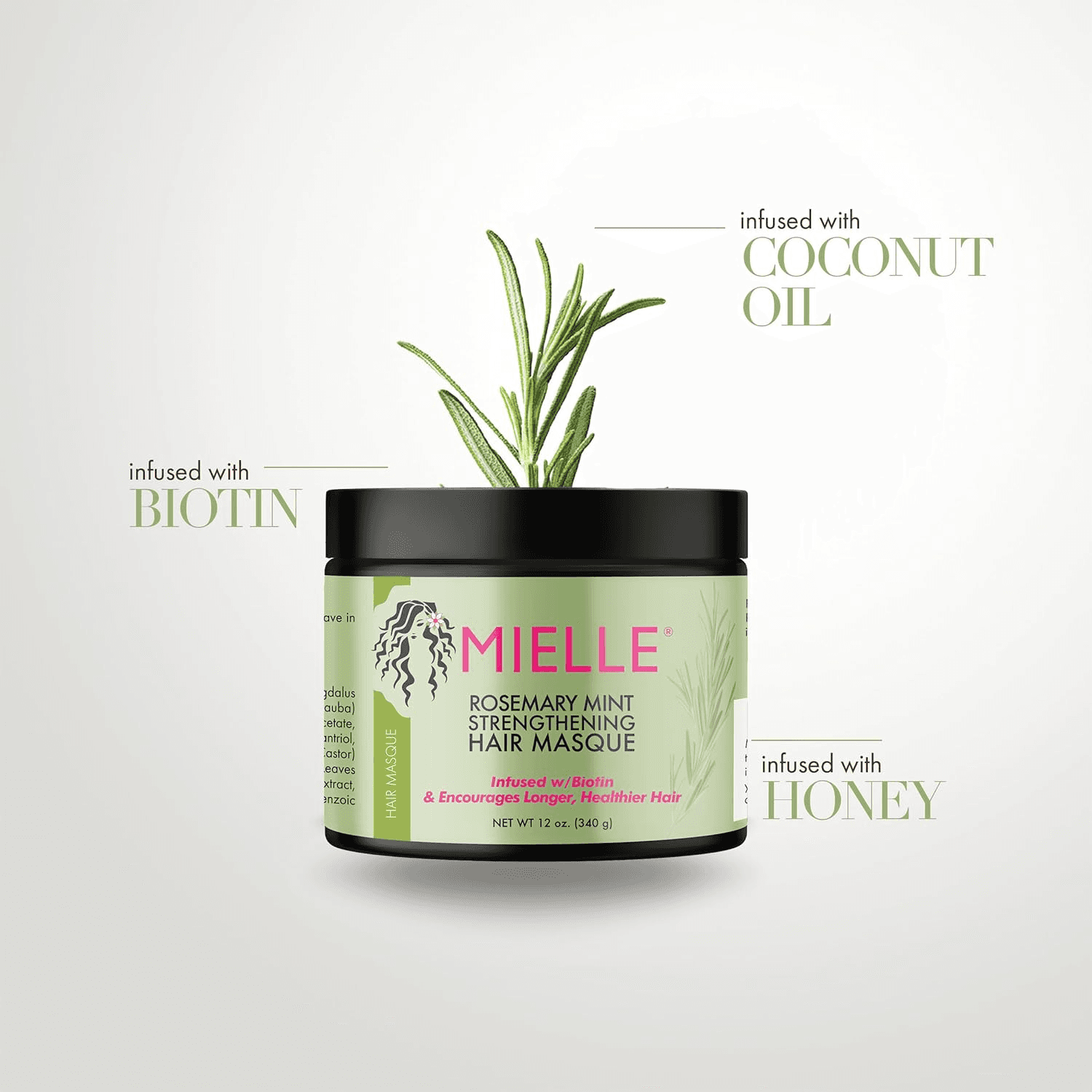 Mielle Organics Rosemary Mint Strengthening Hair Masque (340G)