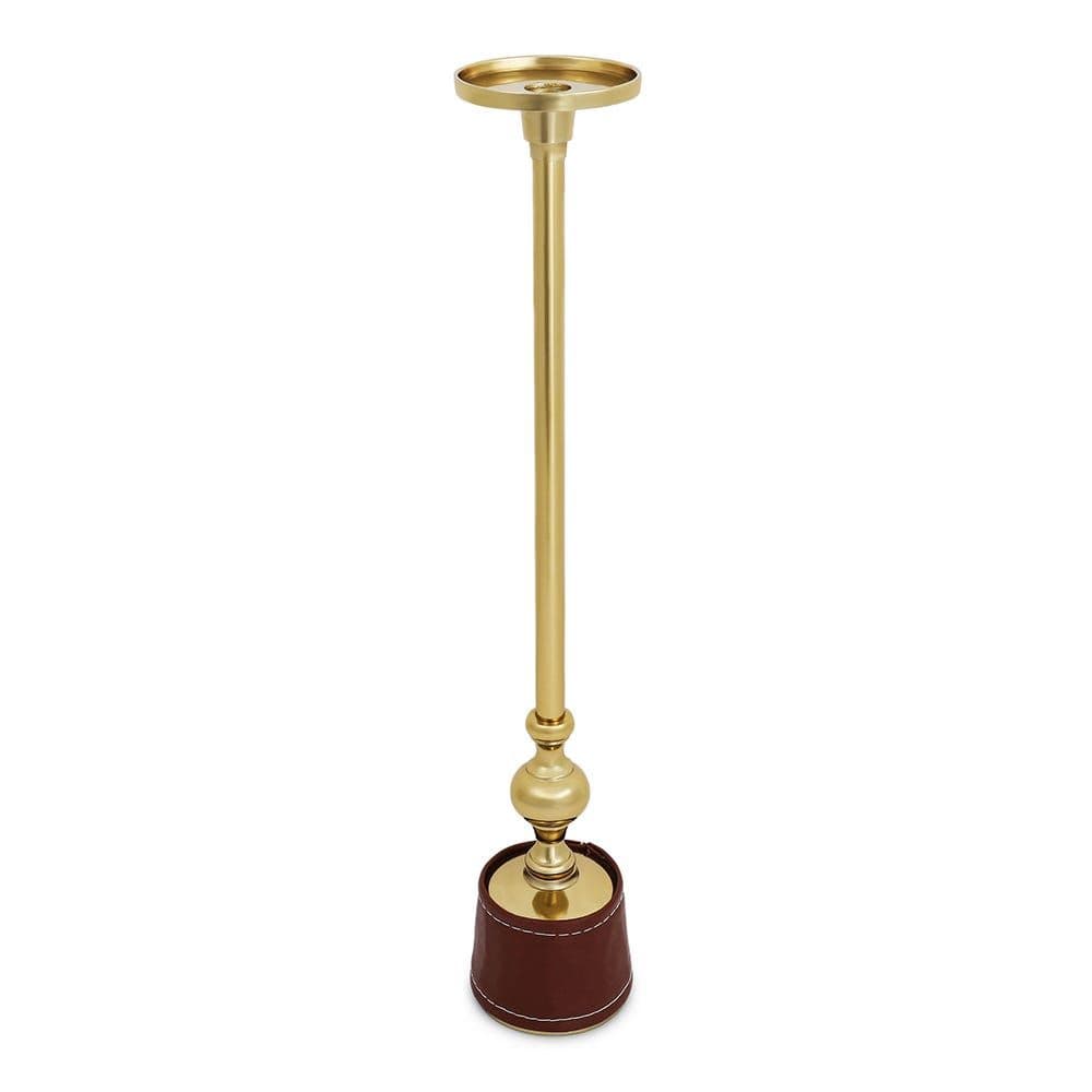 Owen Candle Holder, Gold & Brown - 9X59.5 Cm