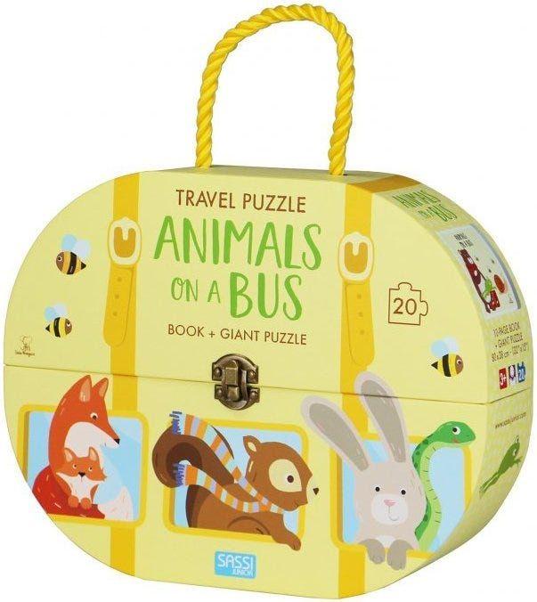 Travel Puzzle Animals On A Bus