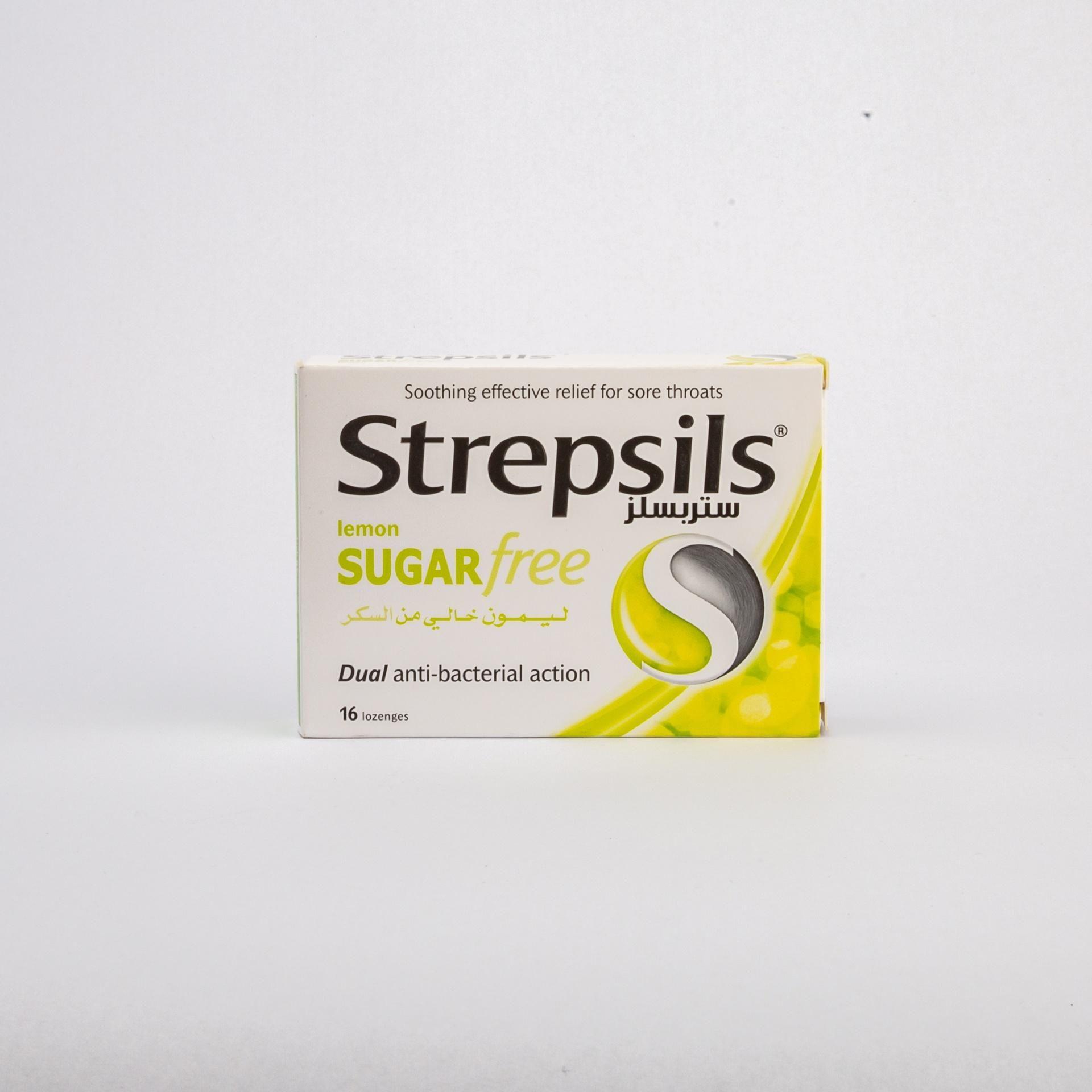 Strepsils Lemon Sugar Free Lozenges