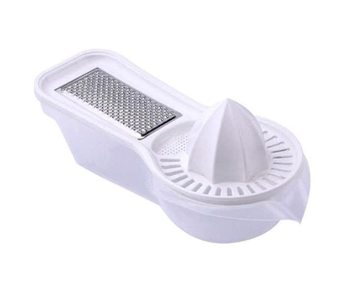 SC131 2-in-1 Plastic Manual Squeezer Juicer & Grater