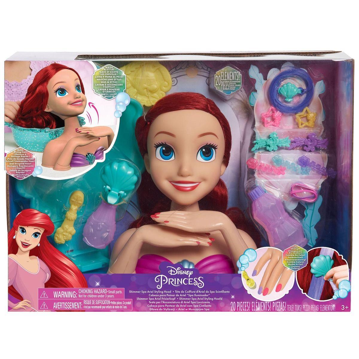 Disney Princess Feature Spa Styling Head - Ariel