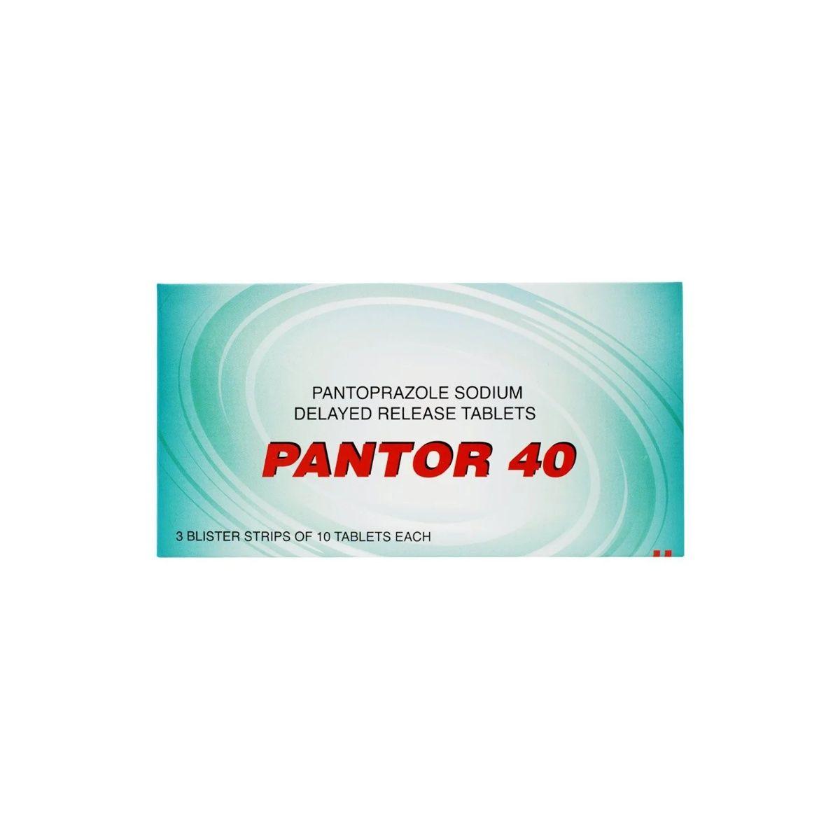 Pantor 40Mg Tab 30S