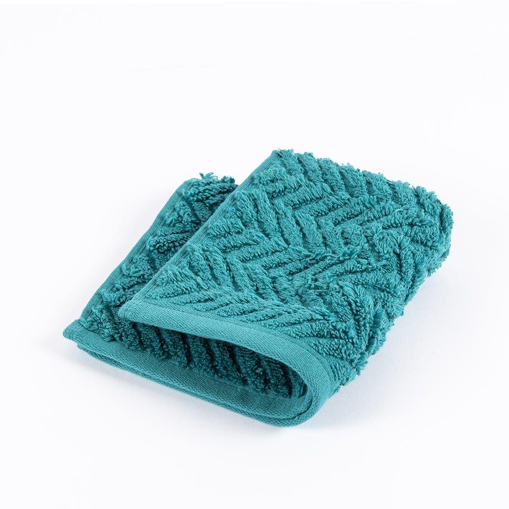 Damaris Wash Towel, Deep Baltic - 550 Gsm, 30X30 Cm