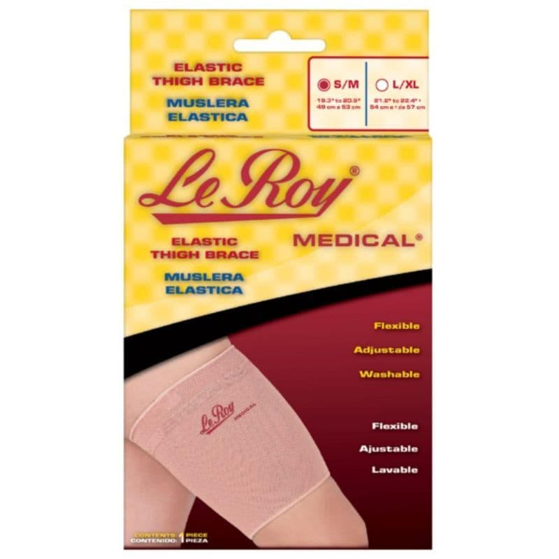 Le Roy Medium Professional Elastic Thigh Brace Support  1 PC