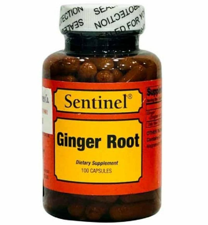 Sentinel Ginger Root Capsule 550 Mg 100 CAP