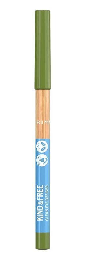 Rimmel London Kind & Free Clean Eyeliner Pencil 004 Soft Orchard Green 1.1 Gm