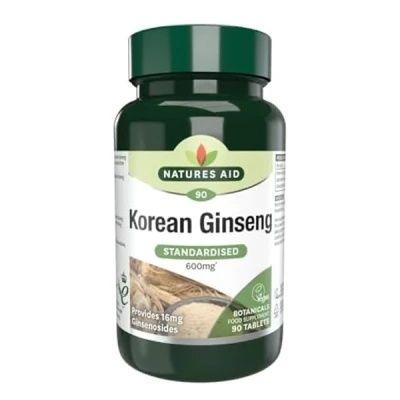 Nature'S Aid Korean Ginseng 600Mg Cap 90'S