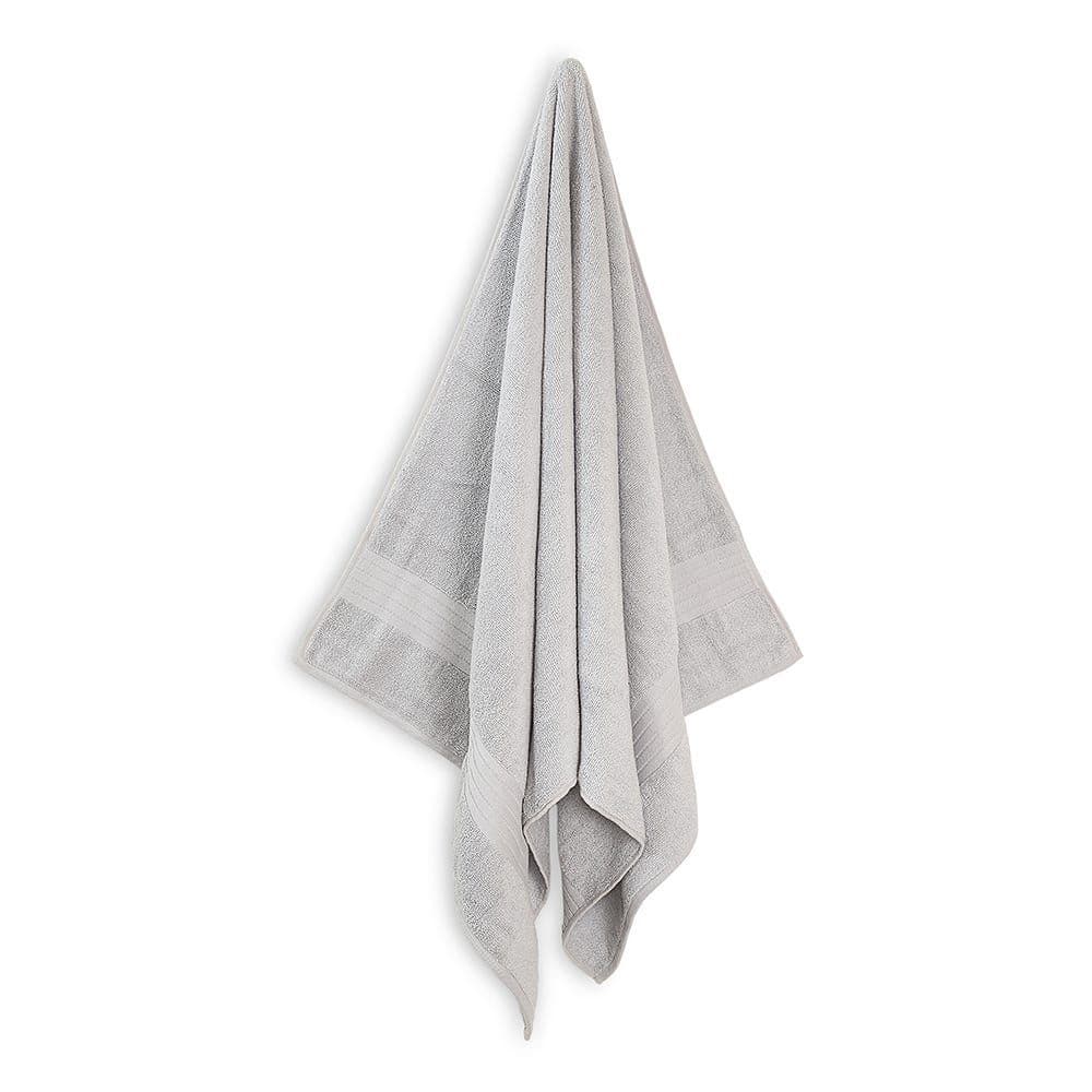 Clarke Cotton Bath Sheet, Grey - – Gsm, 172X81Cm