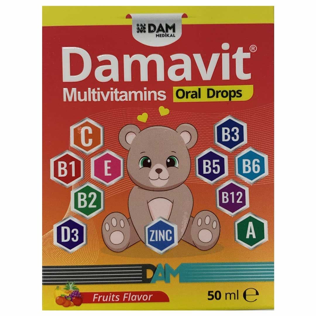 Damavit Multivitamins Oral Drops 50Ml 