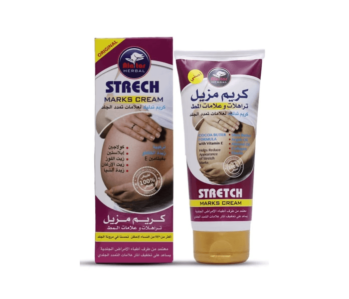 Al-Attar 200 ml Herbal Cream for Stretch Marks Removal And Sagging Skin 