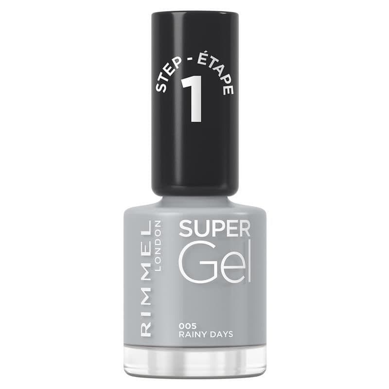 Rimmel London Super Gel Nail Polish 005 Rainy Days 12 Ml