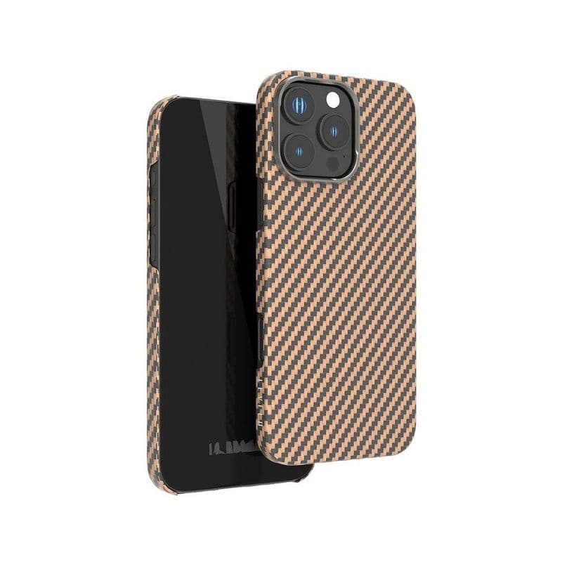 Levelo Sergei 1500D Aramid Fiber Case-Iphone 16 Pro-Desert Rose