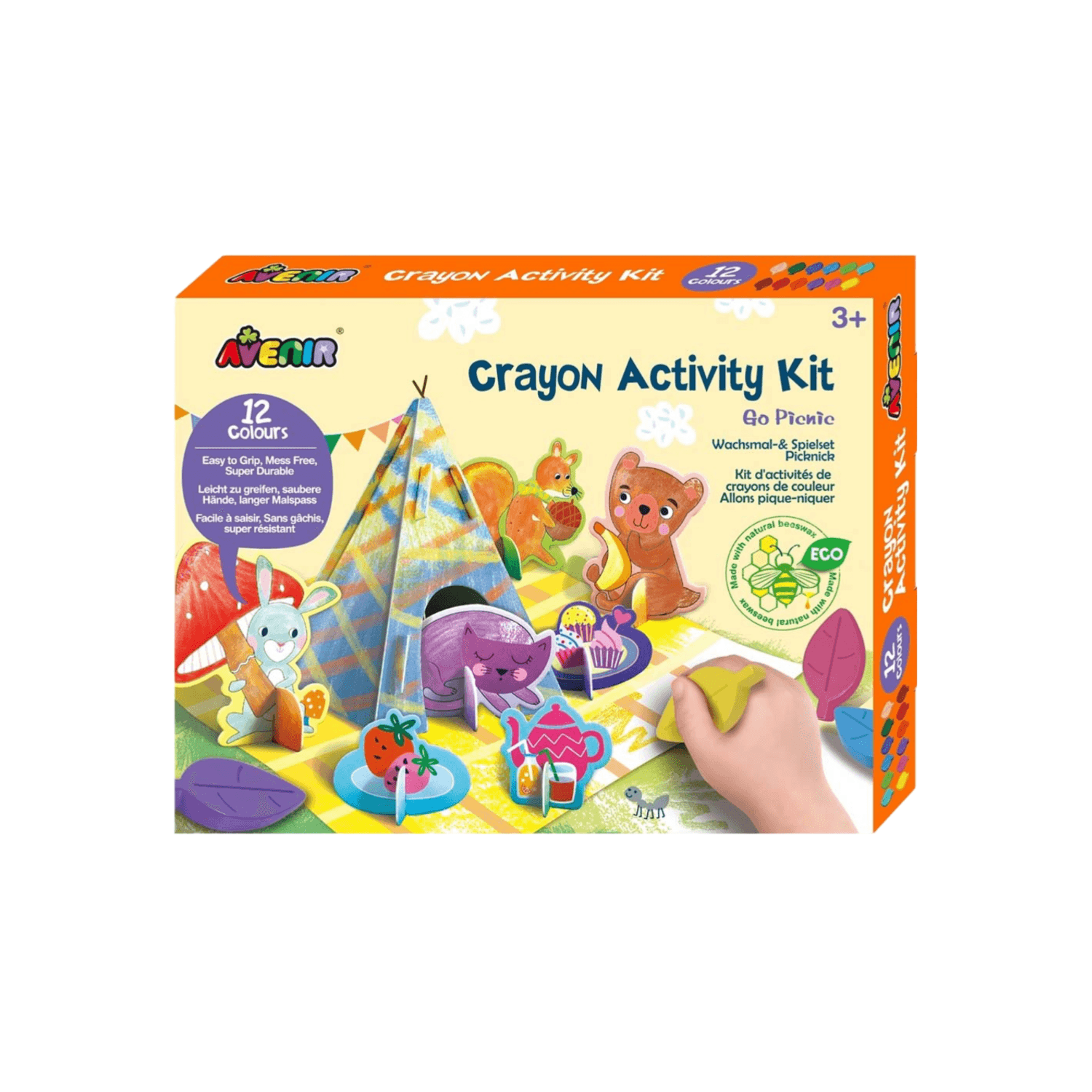 Avenir Crayon Activity Kit - Go Picnic