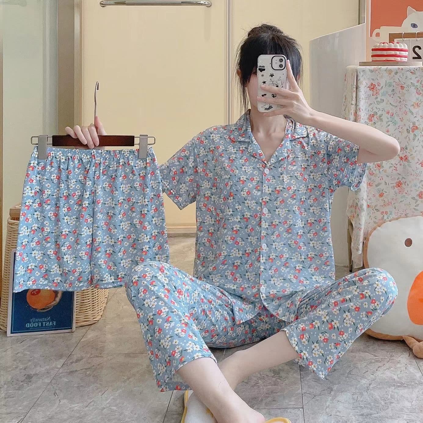 2024 Summer New Women'S Cardigan Sleepwear 2560
